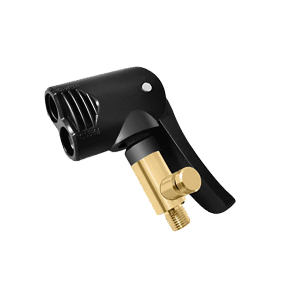 

1 X Portable Inflatable Pump Car Tire Inflator Valve Connector 2 In 1 American Mouth French Mouth Adapter