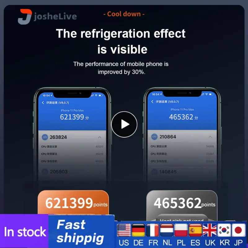 

Портативный охлаждающий вентилятор для телефона, 1-10 шт.