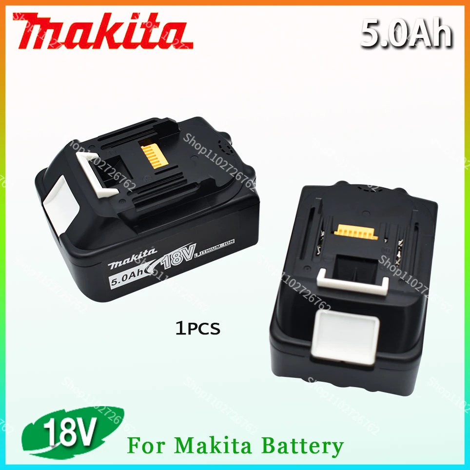 

18V BL1830 5.0Ah Makita Original 5000mAh BL1815 BL1860 BL1840 194205-3 Rechargeable Li-IonBattery Replaceable Power Tool Battery