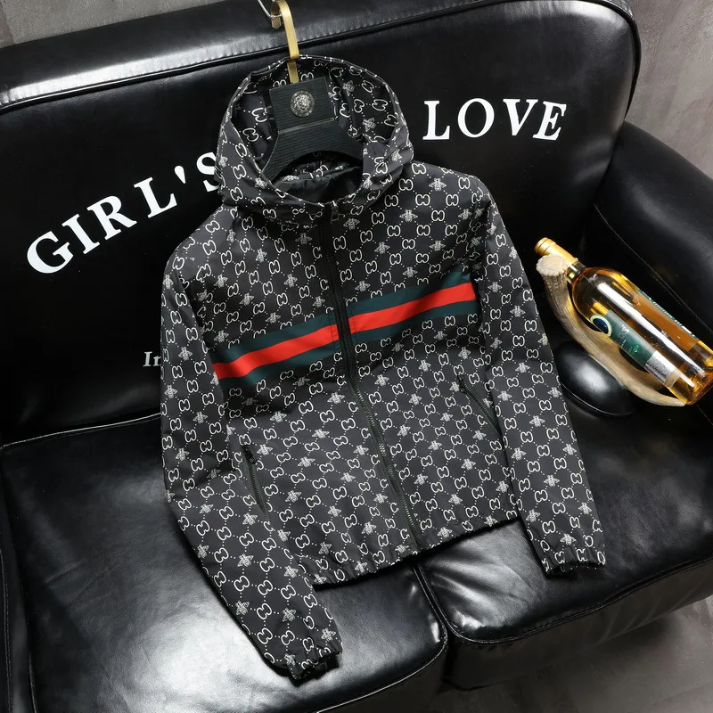 Весенне-осенний стиль Верхняя одежда Мужская спортивная куртка Европейская и