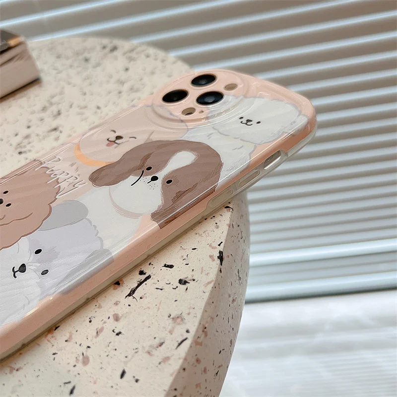 Чехол для телефона iphone 11 12 13 Pro Max простой милый Силиконовый противоударный чехол