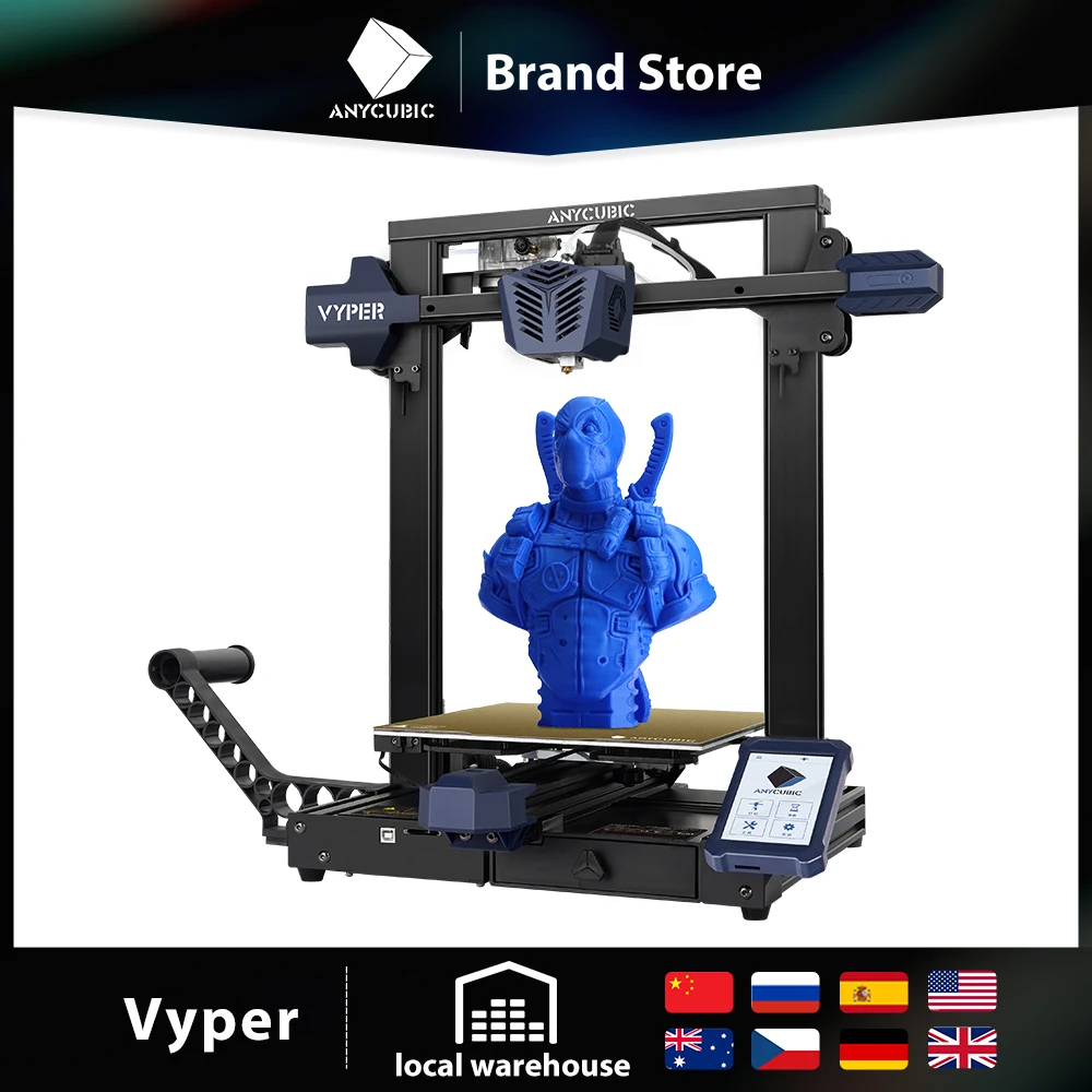 

ANYCUBIC Vyper 3D printer Auto-leveling Build volume 245*245*260mm High-speed Slient Printing 32-bit FDM 3d Printer