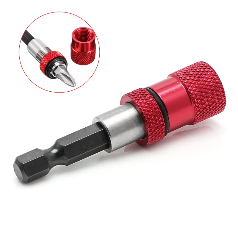 

Adjustable Screw Depth Magnetic Screwdriver Bit Holder 1/4 Inch Hex Driver with 5pcs PH2 Scewdriver Bits Universal Tools