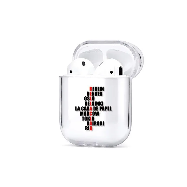 Чехол для наушников Aipods 1 2 мягкий прозрачный чехол Blutooth Airpods 3 |