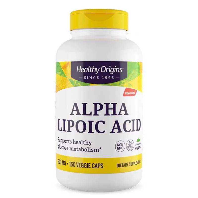 

Healthy Origins Alpha Lipoic Acid Supports Healthy Glucose Metabolism 600mg*150Capsules