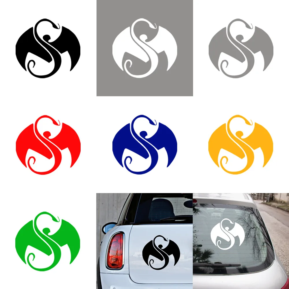 Наклейки на окна автомобиля виниловые водонепроницаемые наклейки Змея |