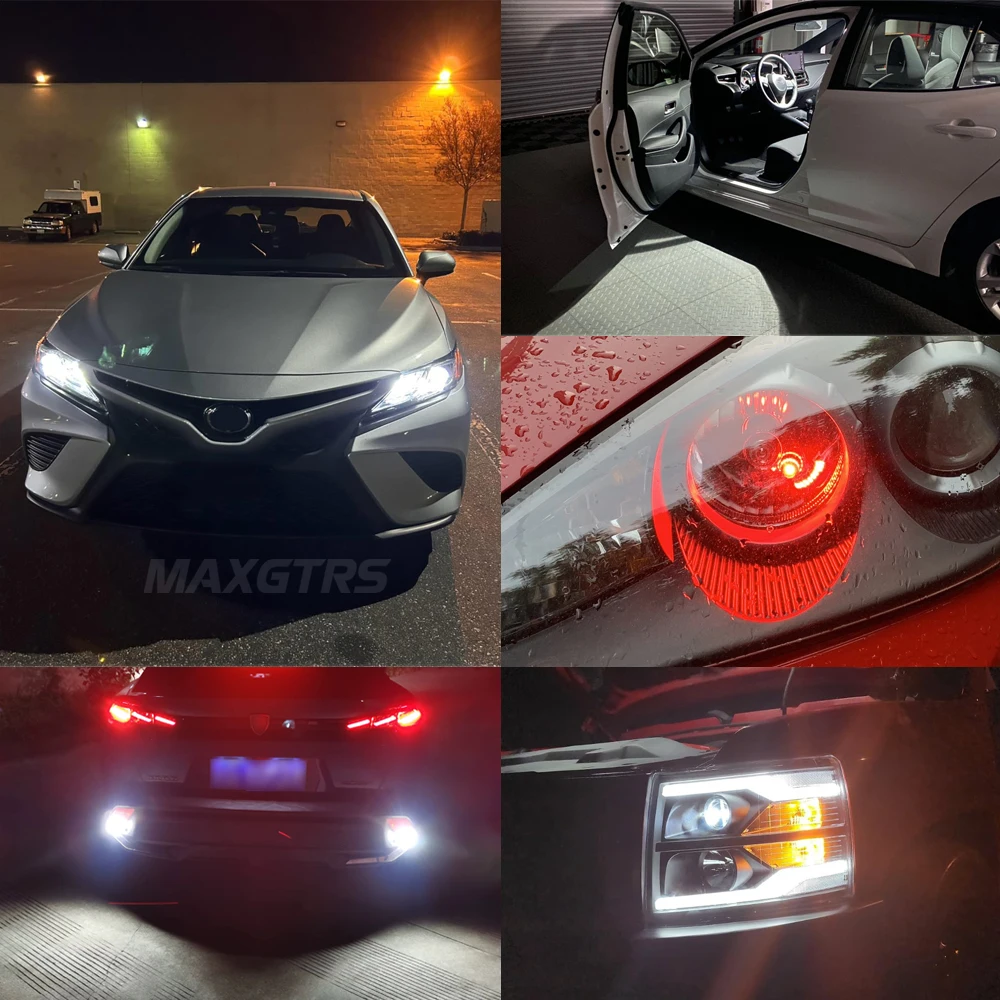 2x T10 LED W5W 5W Автомобильные боковыеинтерьерные лампы 12V, сверхъяркие, с чипами 5530, 194 168, белые, 6000K, для габаритных огней и освещения салона (art.: 3920d210bc768) - 3920d210bc768