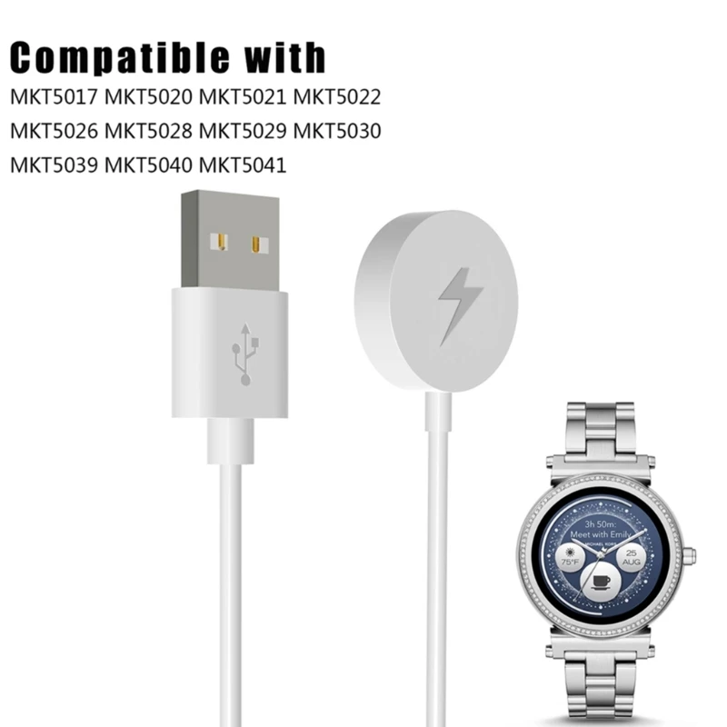 

USB-кабель для быстрой зарядки Dock Watch Power Supply Charger Adapter for Kors MKT5017