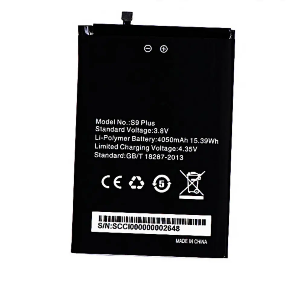 

FOR HOMTOM S9 Plus battery 4050mAh 15.39wh 3.8v Smart Phone High quality Replacement Battery