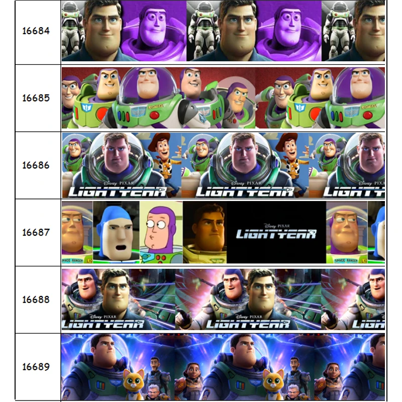 

DHK 50yards Cartoon Printed Grosgrain Ribbon Accessories Material Headwear Decoration DIY Sewing Craft S1897