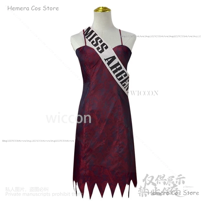 Аниме Новый костюм на Хэллоуин Косплей из фильма ужасов мисс Аргентина мертвецы