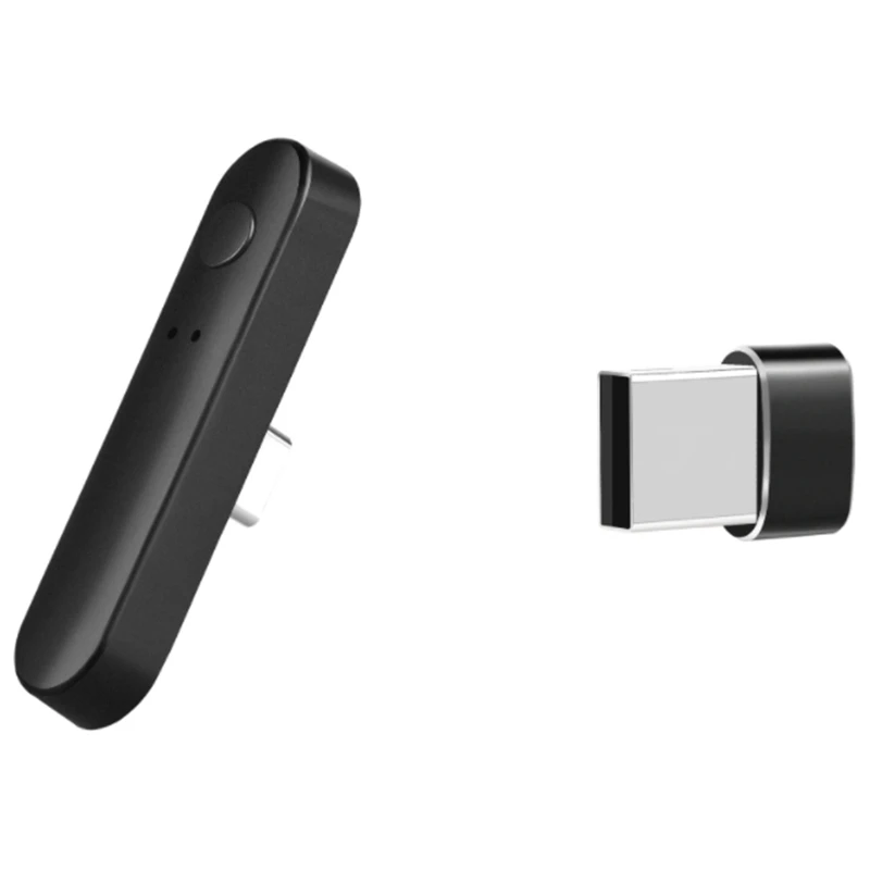 

Bluetooth Transmitter 5.0 One with Two Type-C/USB Game Console Computer Wireless Bluetooth Audio Transmitter