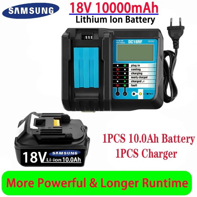

Новинка 18650 18 в 10 Ач оригинальный Makita BL1860 BL1850 литий-ионный сменный аккумулятор LXT BL1860B для электроинструмента аккумулятор светодиодный свето...