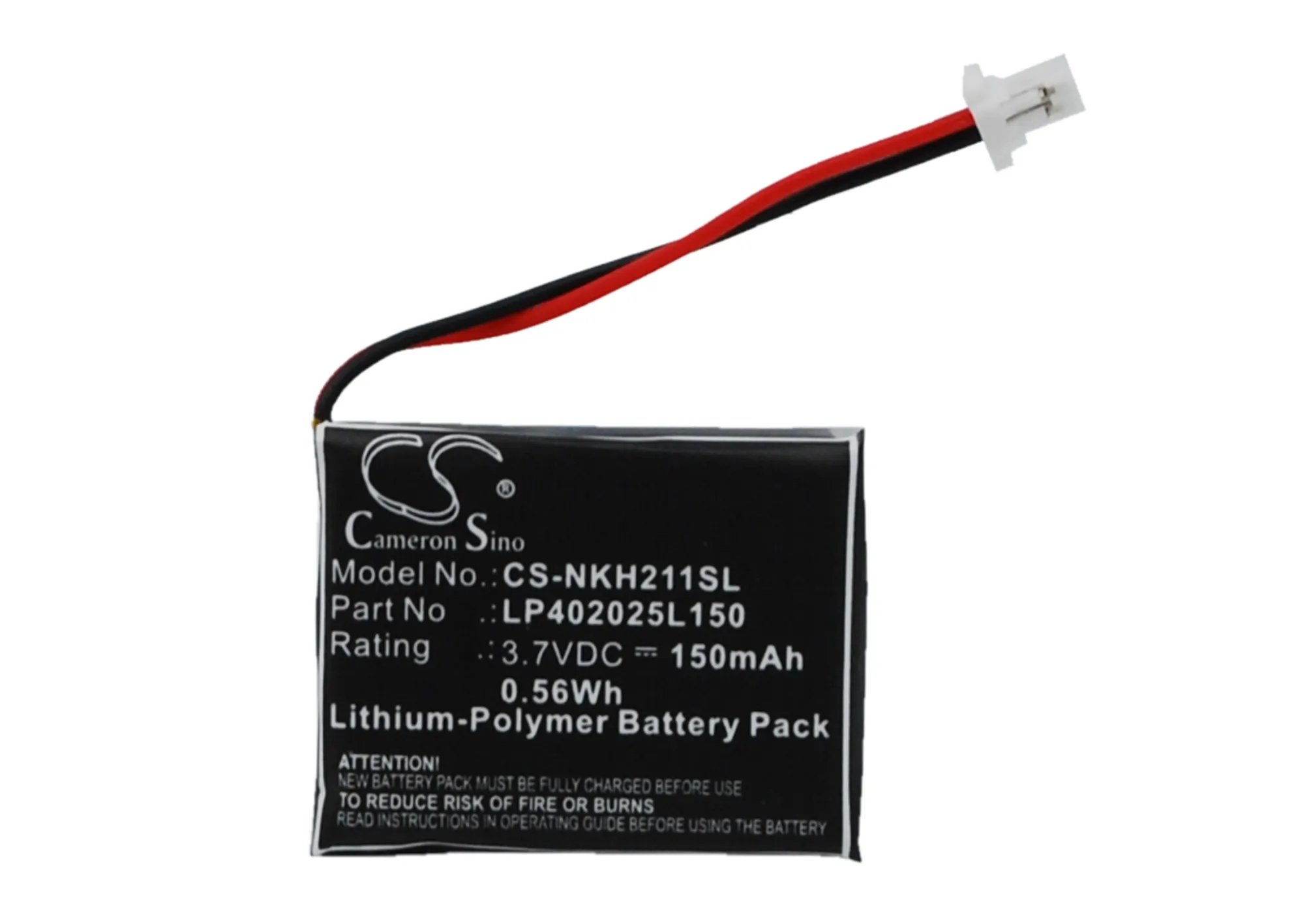 

CS 150mAh Battery For Nokia LP402025L150 Nokia HS-21W