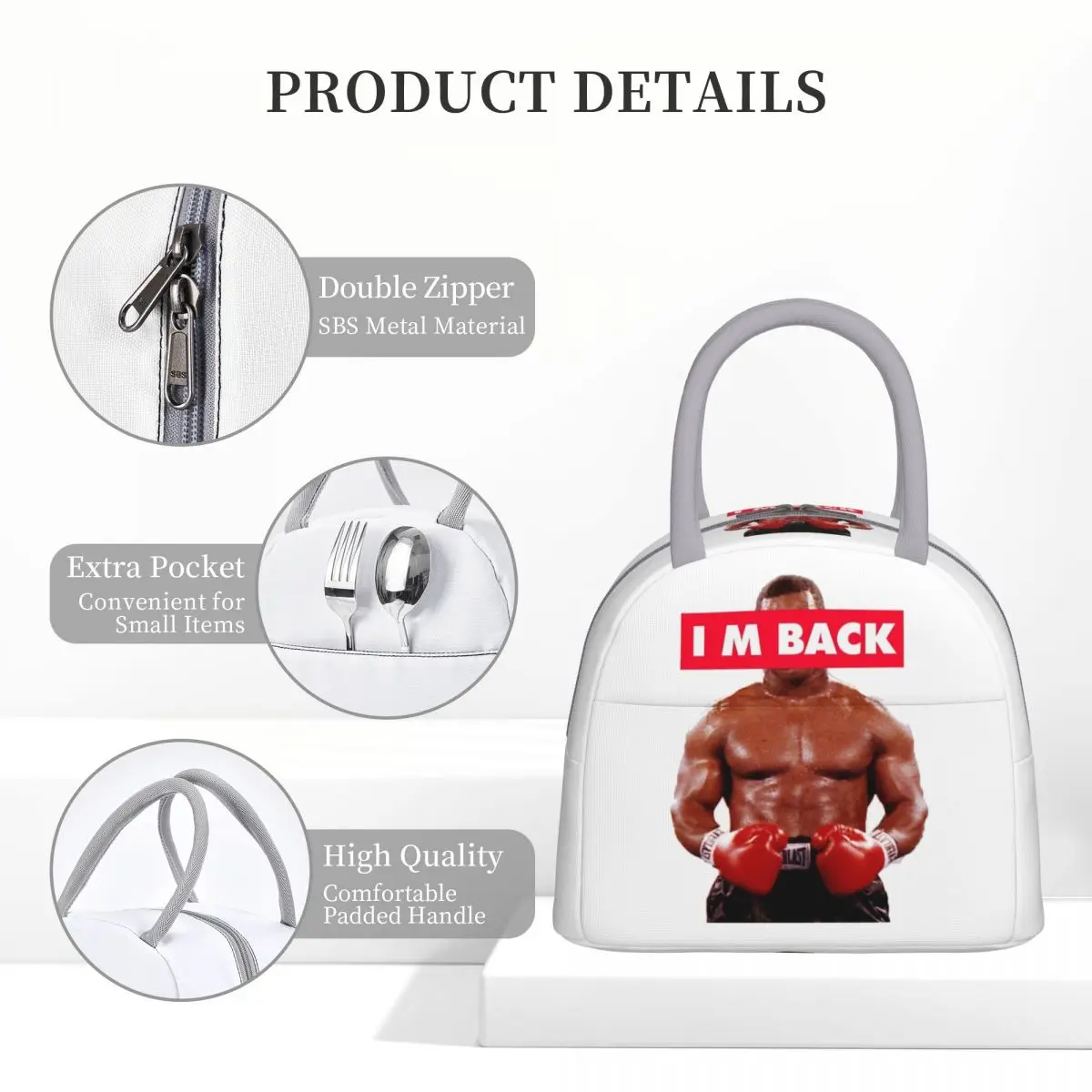 TYSONs I M термоизолированная сумка для ланча работы Переносной Контейнер пищевых