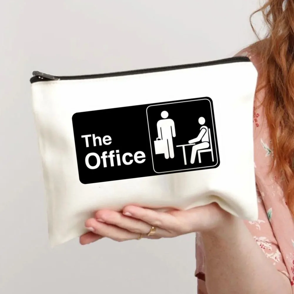 

Dunder Mifflin Girl Makeup Bag Female Pattern Classic Organizer Bag Lady Pouches for Travel Bags Pouch Women's Cosmetic Bag