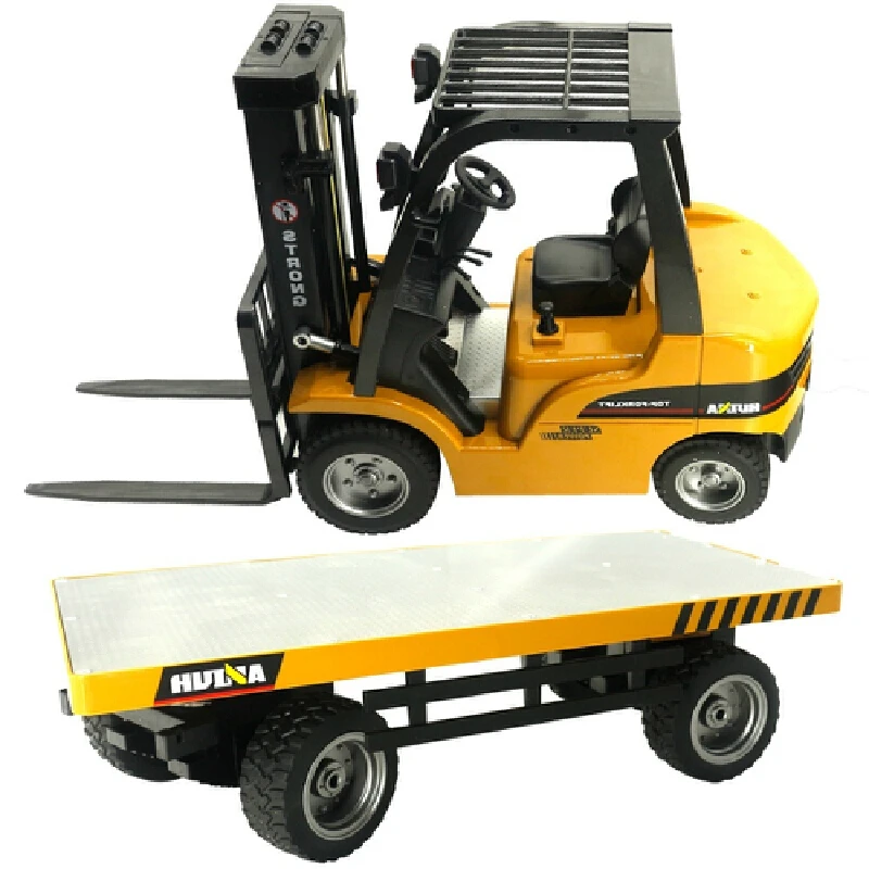 Huina 1576 1/10 8CH RC моделирование сплава дистанционное управление вилочный погрузчик +