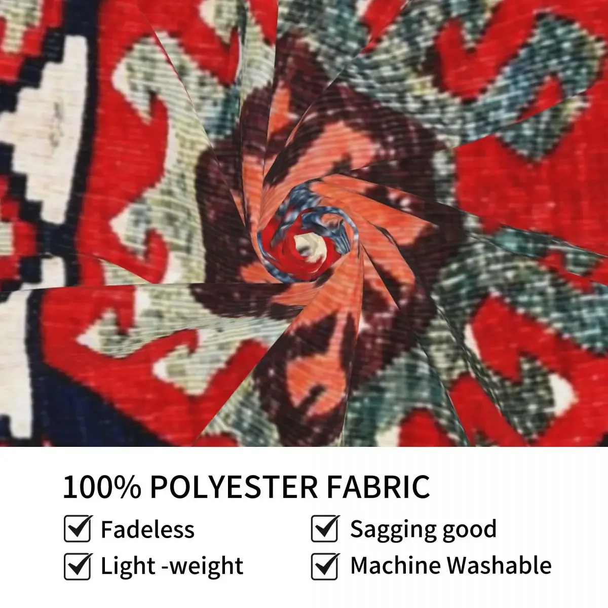 Hotamis Konya Центральный Анатолийский Фрагмент Kilim Гобелен с принтом Настенный ковер