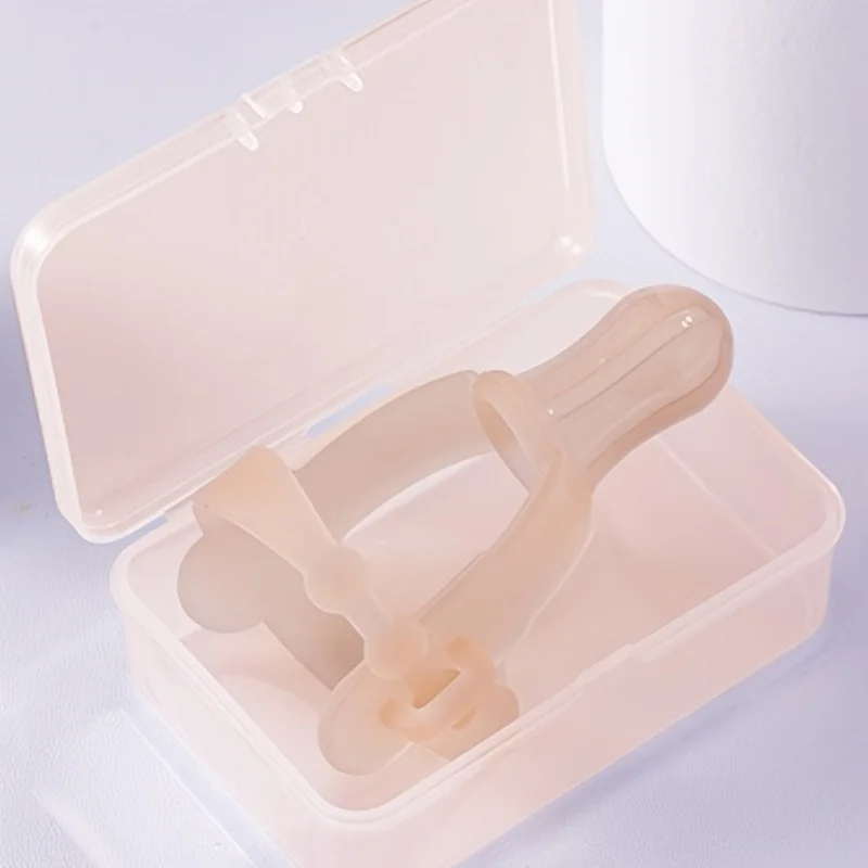 

Nontoxic Silicone Baby Kids Child Finger Guard Stop Sucking Thumb Kit To Bite Correction Guard