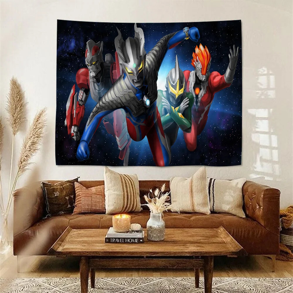 U-Ultraman B-Blazar красочный гобелен настенный подвесной Таро хиппи настенные коврики