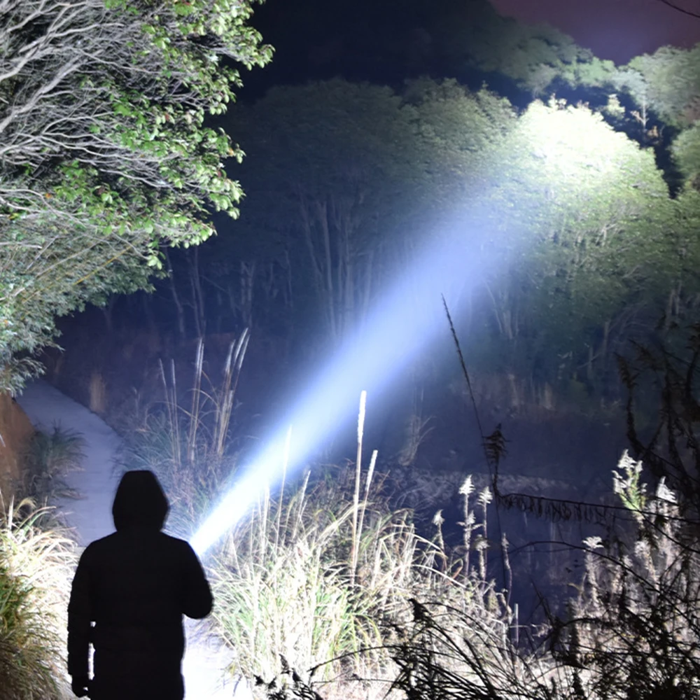 

Usb Charging Super Bright Led Flashlight With Safety Hammer Side Auto Repair Work Light Torch Lantern Outdoor Adventure Lighting