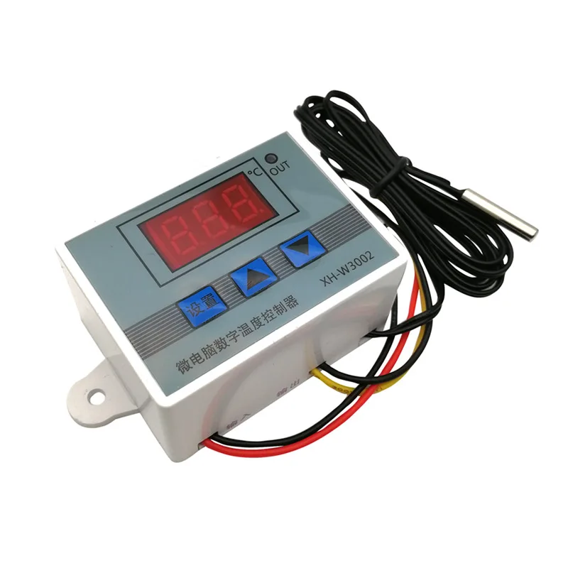 

Регулятор температуры xh-w3002 терморегулятор 110V-220V/1500W (серый)
