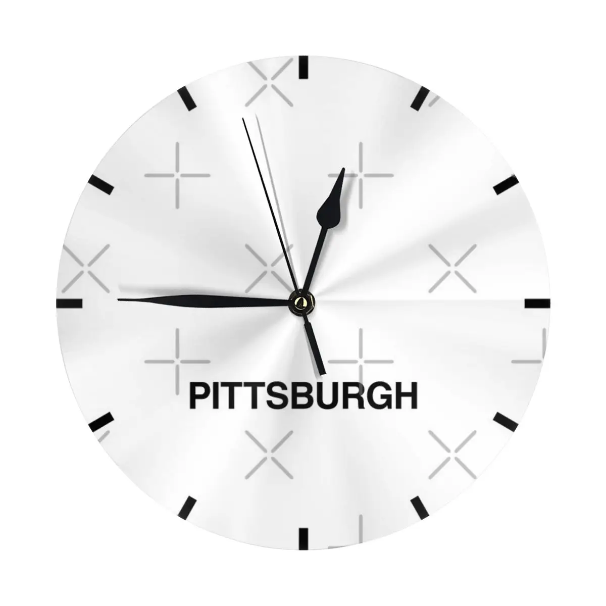 Настенные часы Pittsburgh с часовым поясом настенные для украшения комнаты круглые