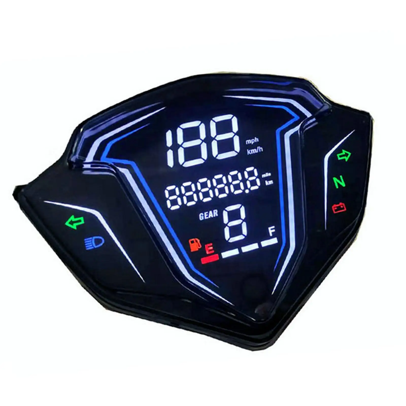

Motorcycle Digital Instrument Universal Automatically Adjust Brightness