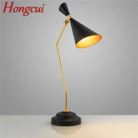 hongcui nordic modern table lamp simple creative desk light led home decorative hotel parlor bedroom