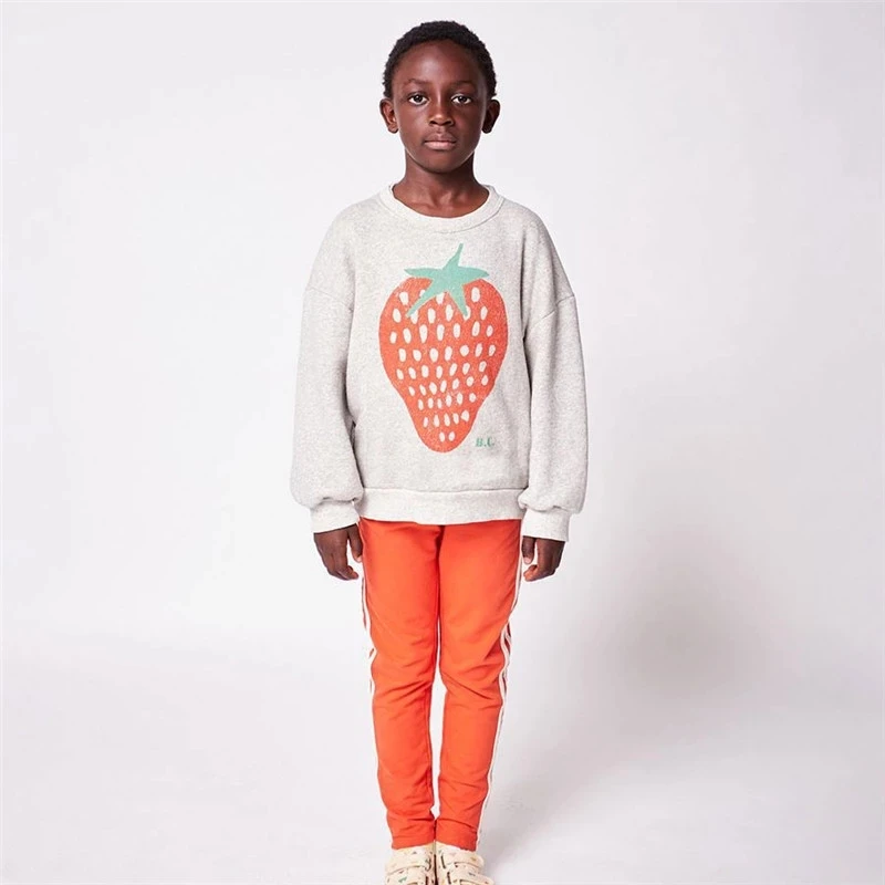 Kids Sweaters 2022 New Spring BC Toddler Boys Girls Cartoon Print Pullover Sweatshirts Baby Children's Outwear Clothings Top