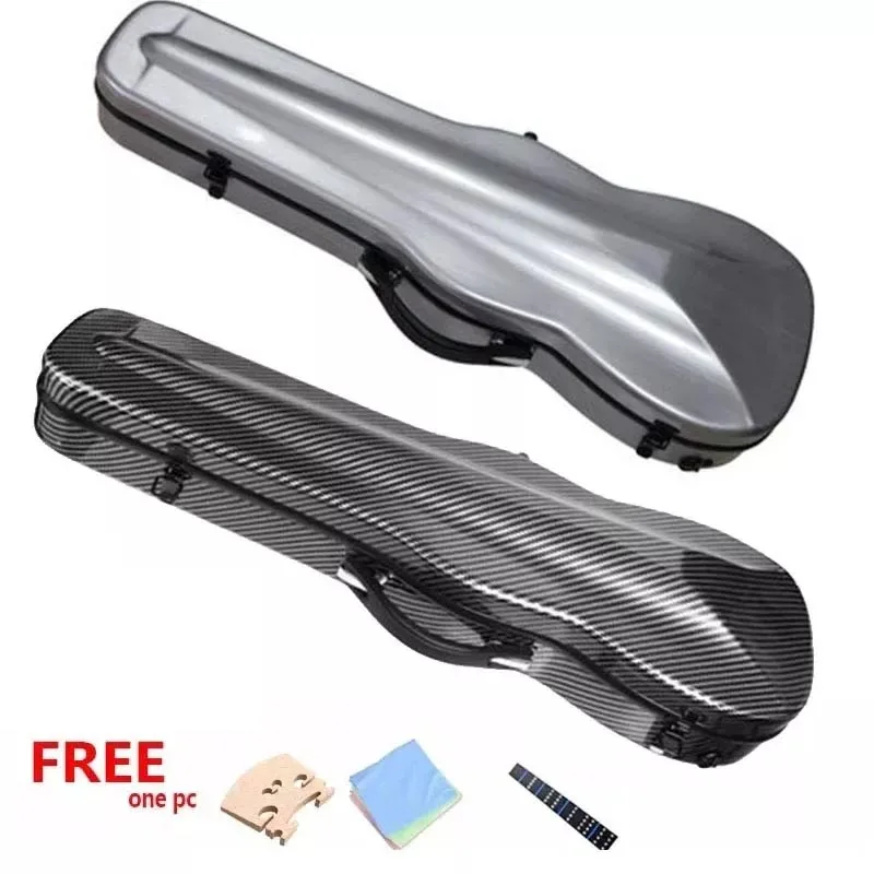 Fastshipping треугольная коробка для скрипки 4/4 3/4 1/2 1/4 из углеродного волокна Коробка