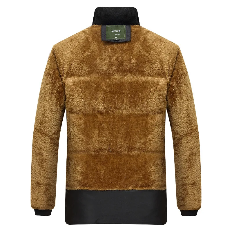 New Men's Casual Jacket Fashion Winter Parkas Heated Jackets Cotton Warm Coats Long-sleeved Male Trench Thick Overcoat