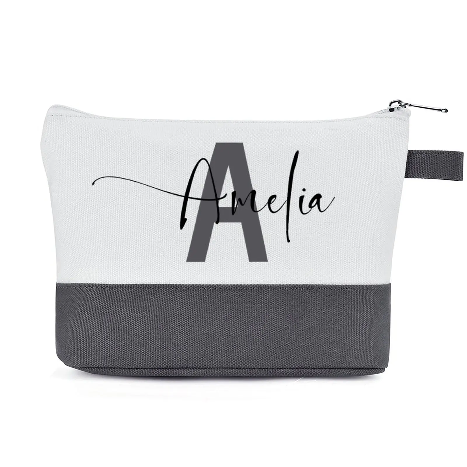 

Women Cosmetic Bag Bridesmaid MakeUp Case Beauty Toiletries Travel Organizer Wash Storage Pouch Wedding Party Bride Pencil Case