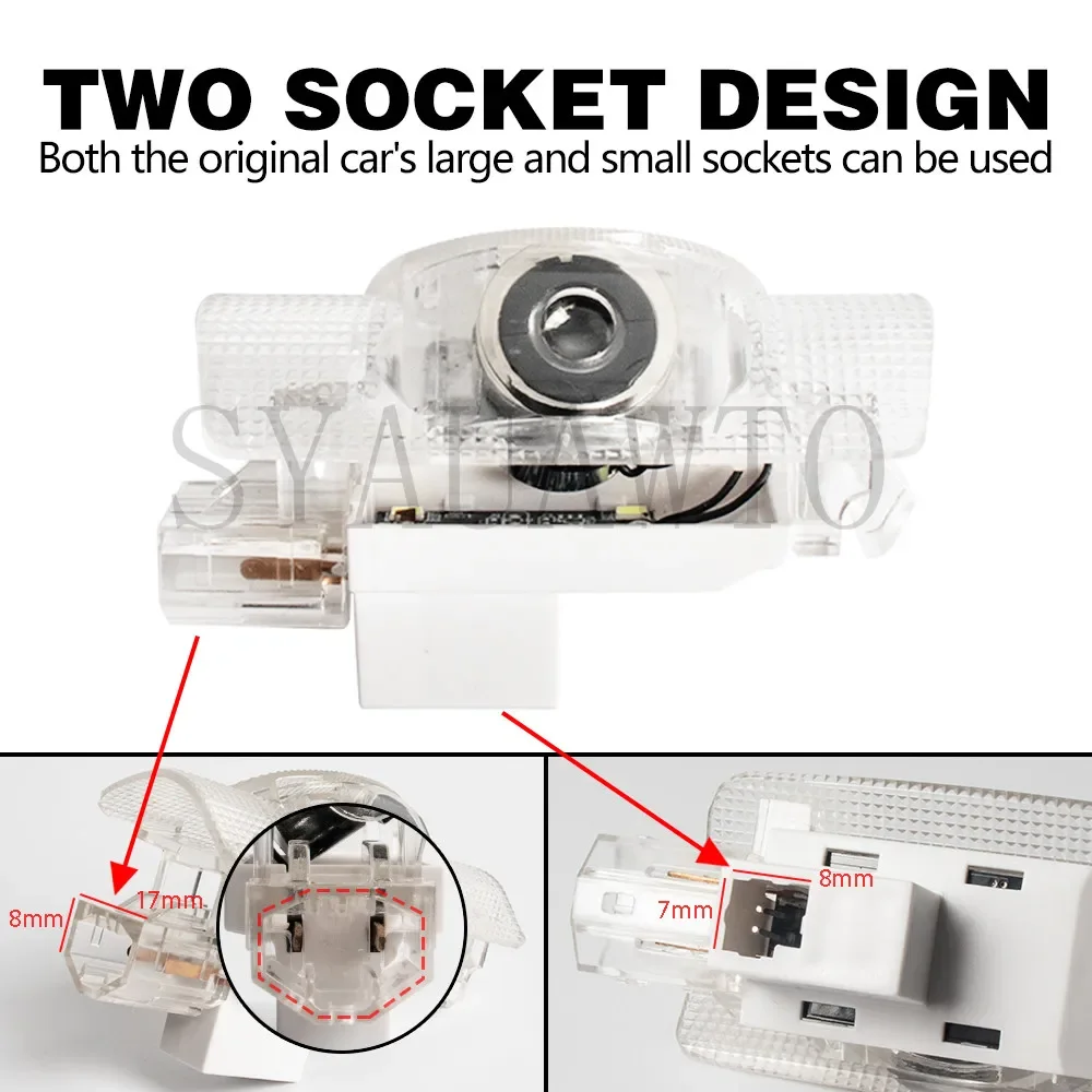 Для Lexus LS350 LS400 LS430 LS460 LS500h LS600h LS Series Светодиодная лампа для дверей автомобиля Добро