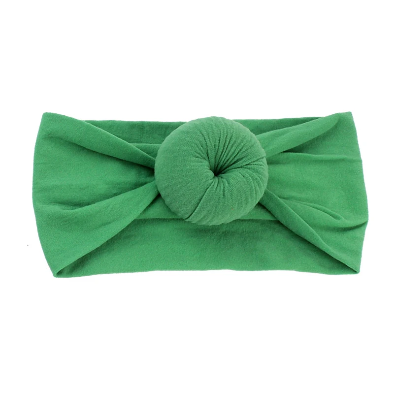 1Pcs Round Shape Donut Kids Hairband fits winter Most Wide Cotton Headwraps Soft Hairwear Christmas Hair Accessories for baby | Мать и