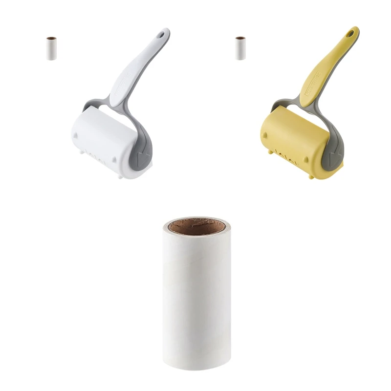 

Clothes Lint Roller Tearable Rolling Remover Roll Paper Dust Fuzz Removal Tool