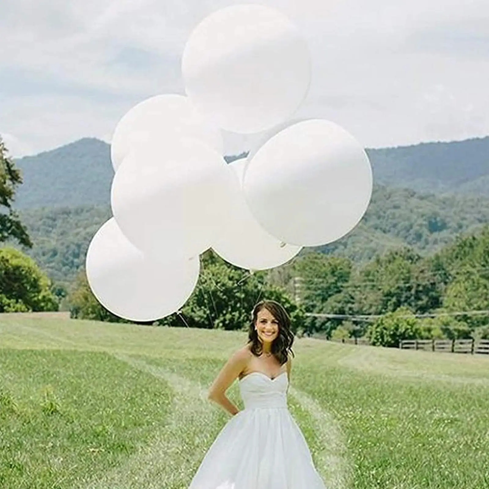 

48inch Latex Balloon Round Big Balloons For Games Transparent Inflatable Ball Birthday Party Wedsding Decor Inflatable Air E9q2