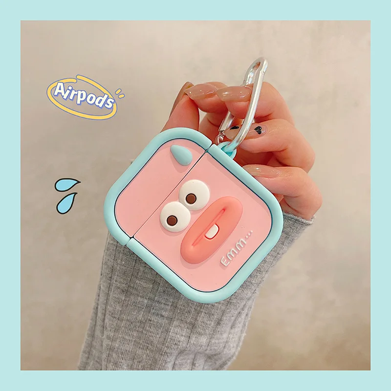

Funny Thick Lip Expression Earphone Case for Apple Airpods Pro2 Case for Airpods 3 3rd Generation AirPod 2 1 Case