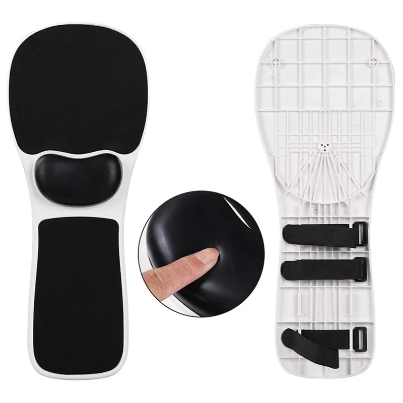 Jincomso Ergonomic Chair Arm Rest Adjustable Mouse Pad-Only and Shoulder Support Pads for Home &amp Office |
