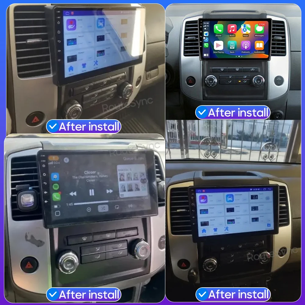 Фото Для Nissan Frontier 2009-2012, для Nissan Xterra 2 N50 2008-2015, автомобильный мультимедийный радиоприемник, видео-аудио плеер, GPS, 2din №3