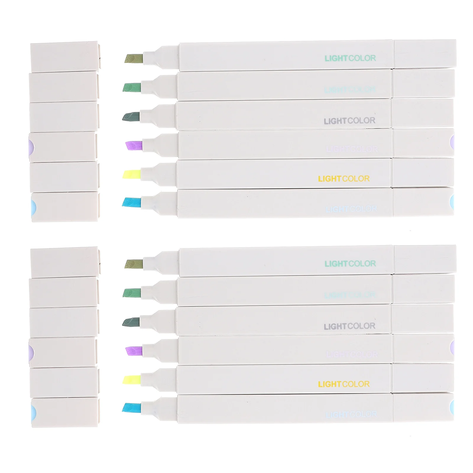 

12 шт. портативные маркировочные ручки для студентов канцелярские принадлежности