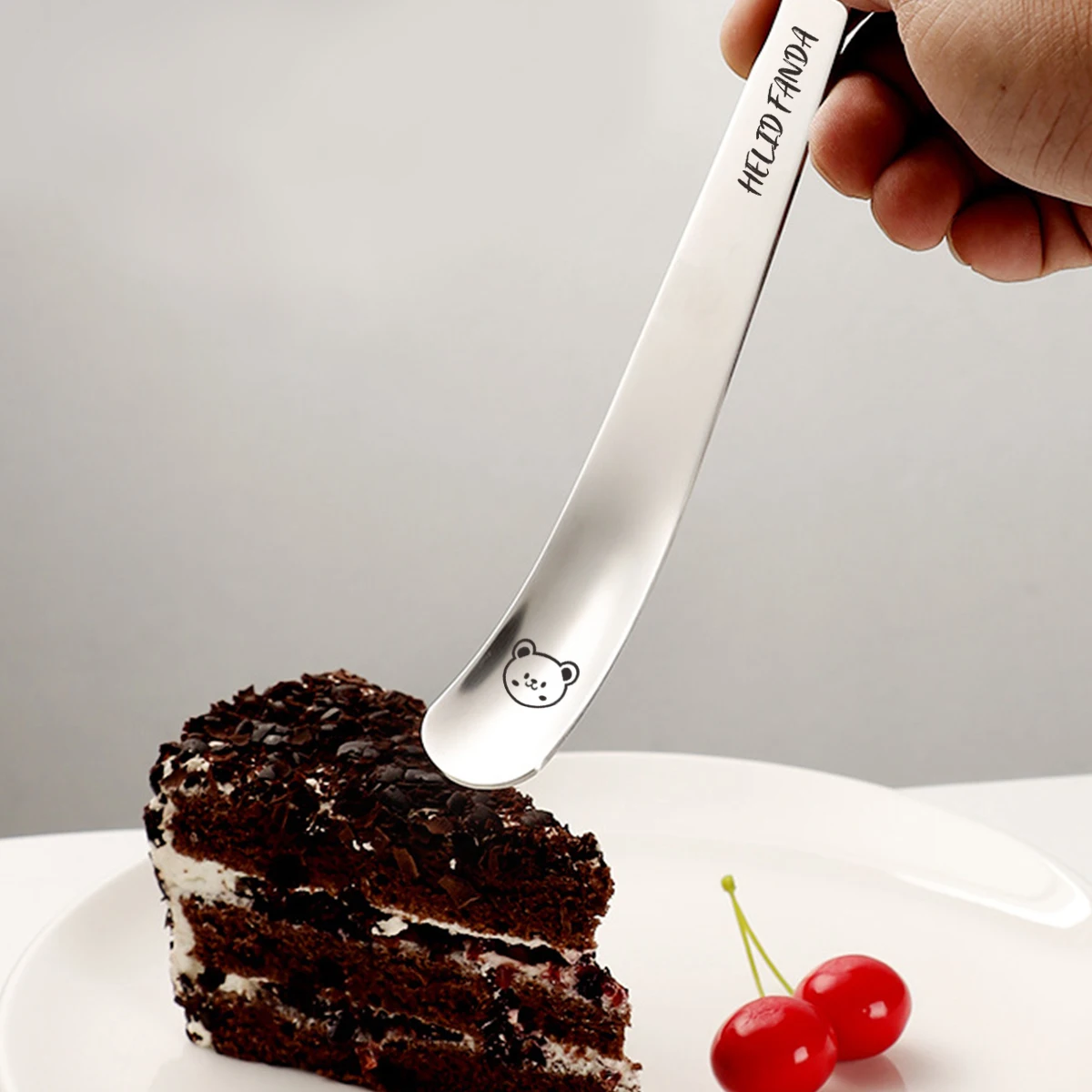 WORTHBUY Десертная Ложка Из Нержавеющей Стали 304 Кухонные Принадлежности Для