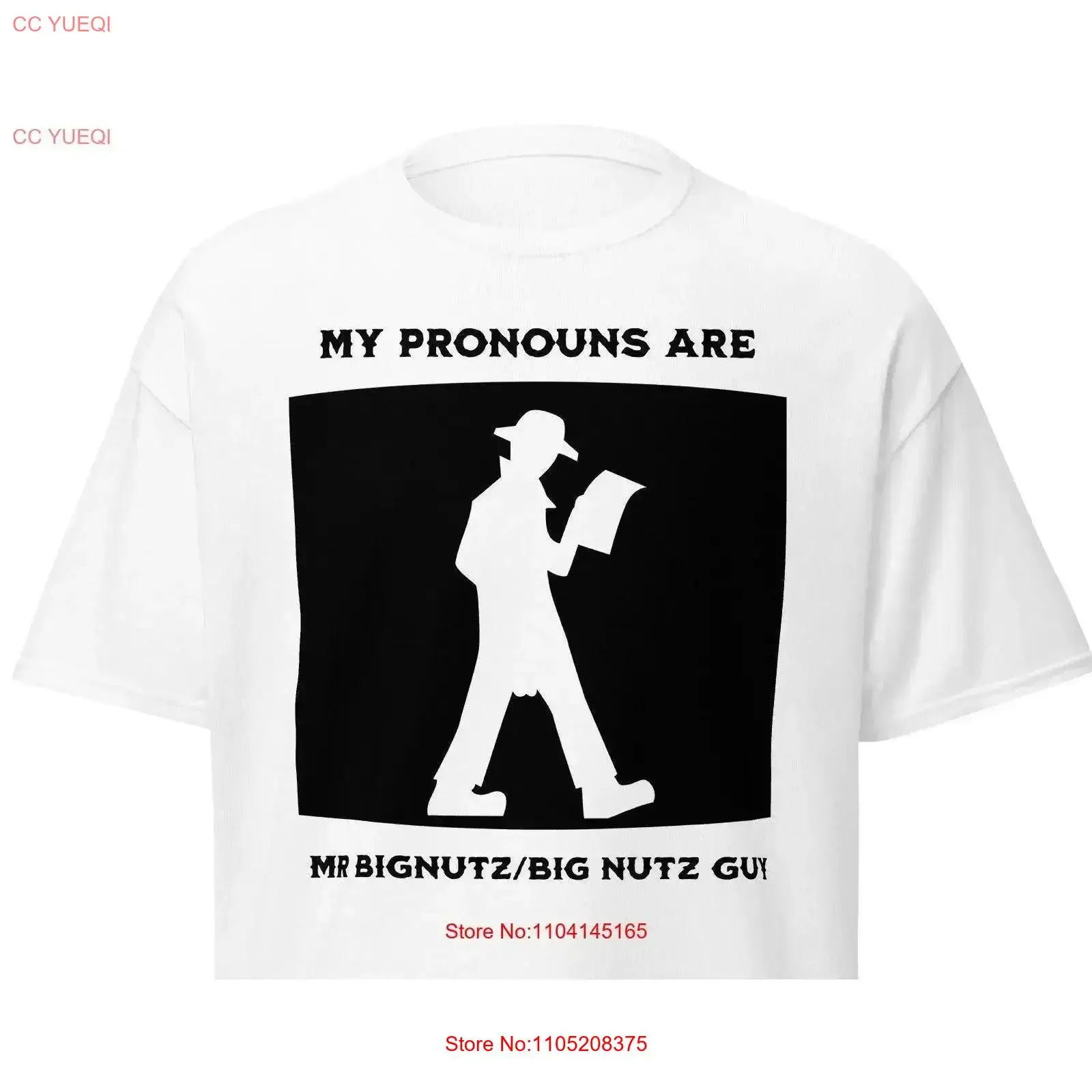 Фото Футболка My Pronouns Are Mr Bignutz Big Nutz Guy для мужчин, забавная футболка Pronoun Dad Jokes About with Rude Humor, винтажная стираная футболка №1