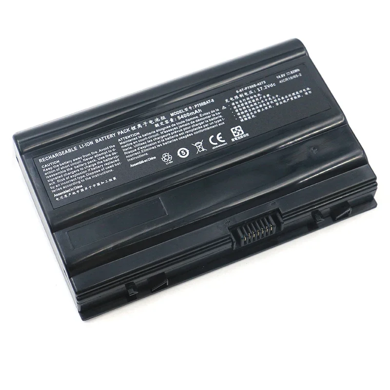 SHUOZB P750BAT-8 аккумулятор для ноутбука Clevo P750 P750ZM P750S P751 P751ZM P751DM для Terrans Force X599 X799 14,8 В 82WH 5400 мАч (art.: 3920cbd36039d) - 3920cbd36039d