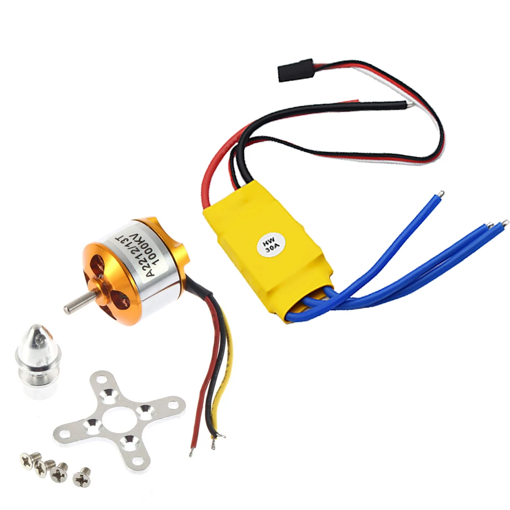 

XXD A2212 930KV 1000KV 1400KV 2200KV 2450KV 2700KV Brushless Motor 30A Brushless ESC 1045 propeller For RC Fixed-Wing Helicopter