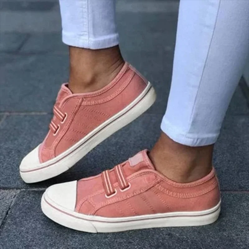 Fast Shipping 2021 Women Vulcanized Sneakers Breathable Flat Casual Classic Shoes Woman Spring Autumn Canvas Zapatos Mujer 2021