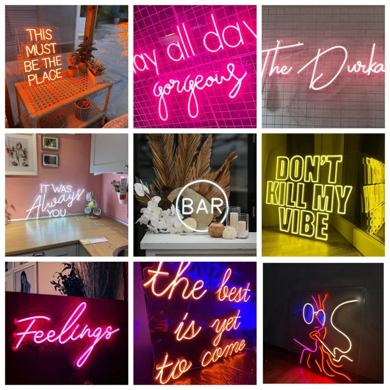 (На заказ) Winbo Прямая поставка неоновые огни любовь это буквы знак на заказ