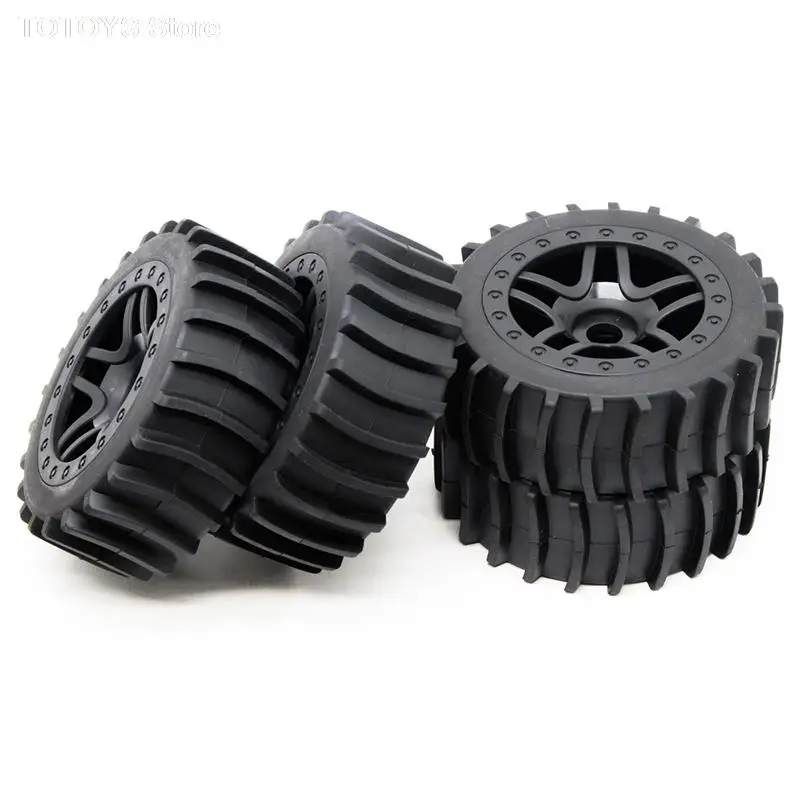 

4Pcs 1/8 Desert Tires For ARRMA RC Off-road Car Wheel Rim Sand Tire