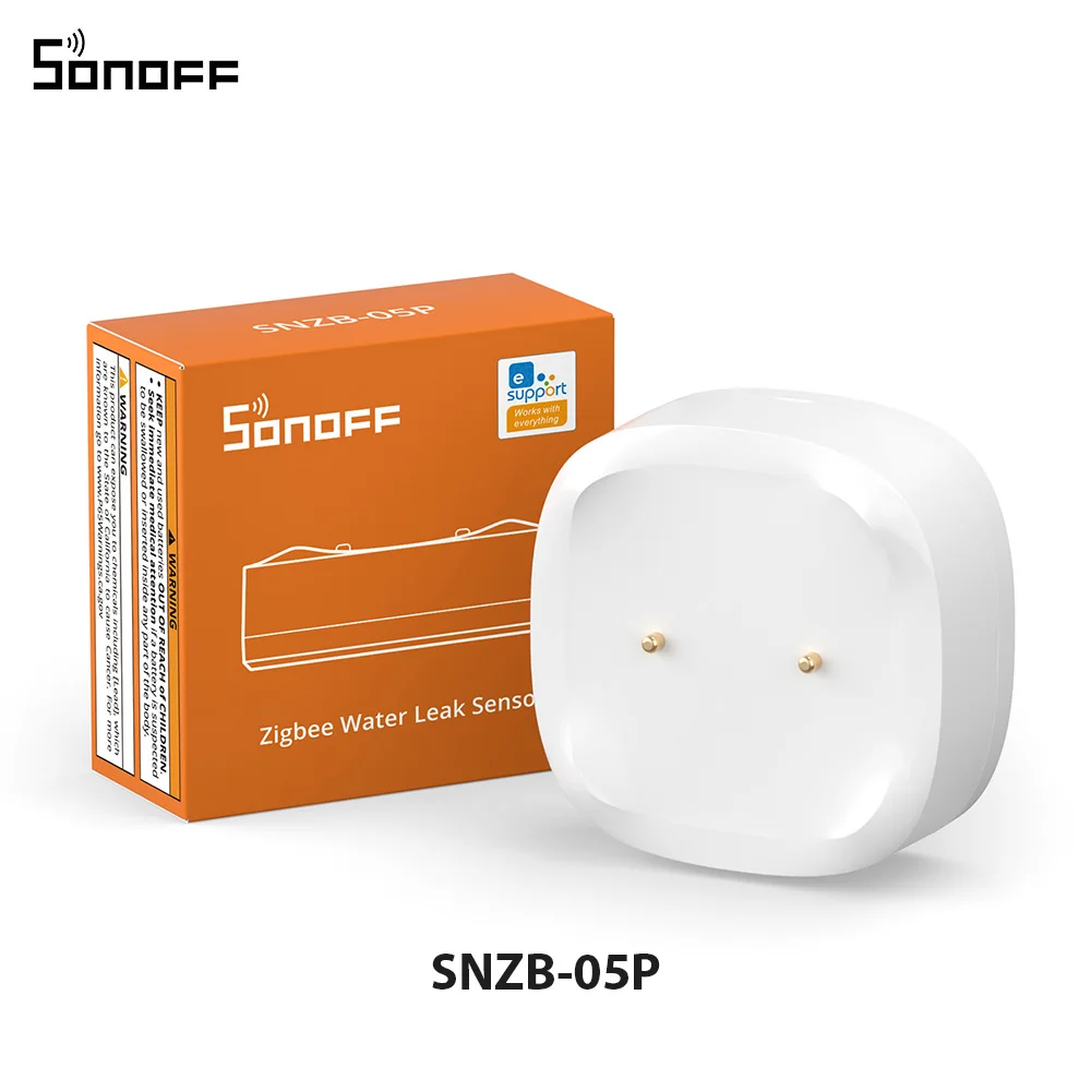 

SONOFF SNZB-05P Датчик утечки воды