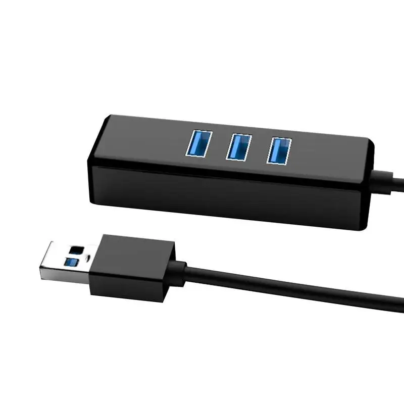 

Lenovos USB 3.0 Splitter Hub 100M Gigabit Ethernet Adapter USB To 100M Ethernet Port Desktop Notebook Computer Converter Dock